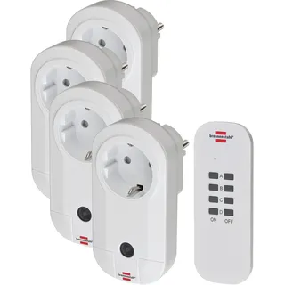 Brennenstuhl Funksteckdose 1000 W Weiß 4 St.
