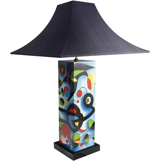Tischlampe, Moderne Kunst, 40cm, 12fach Pianolack