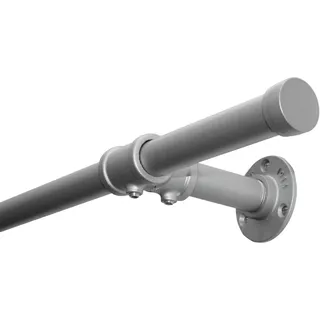 GARDINIA Gardinenstange Industrial Home Ø 25 mm silber 240 cm
