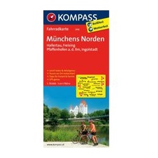 Kompass Verlag Münchens Norden 3114 Fahrradkarte - One Size