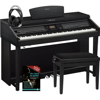 Yamaha CVP-701 B Clavinova Digitalpiano Schwarz Matt Set