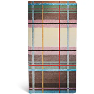 Kariert Verziert Warwick - Notizbuch Schlank Liniert - Paperblanks