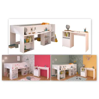Parisot Jugendzimmer-Set, weiß,