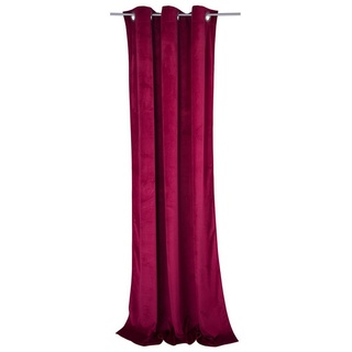 Tom Tailor French Velvet Ösen 135 x 245 cm burgund