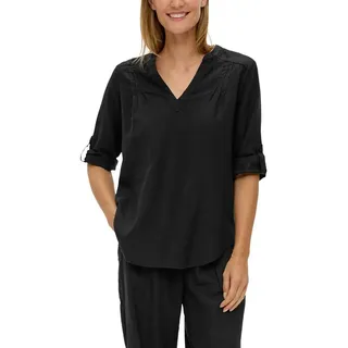 s.Oliver Leinenbluse mit 3/4-Arm schwarz 34