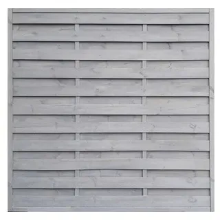 Zaun Hauptelement 180 x 180 cm RAL 7040 grau kesseldruckimprägniert