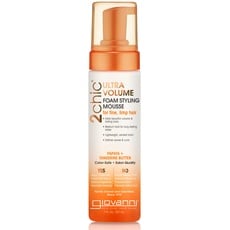 Giovanni Cosmetics 2chic Ultra Volume Tangerine and Papaya Butter Foam Styling Mousse, 7 oz