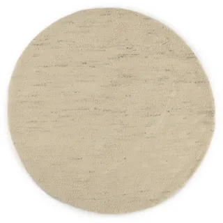 THEKO »Taza Royal« rund 24 mm Höhe echter Berber Teppich aus Marokko, reine Schurwolle, handgeknüpft,