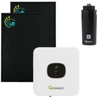 None Balkonkraftwerk Solarpanel 800W inkl. Growatt MIC 600 0,6kW Wechselrichter