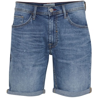 Blend 20713326 Herren Jeans Shorts Kurze Denim Shorts 5-Pocket mit Stretch Twister Fit Slim/Regular Fit, Größe:L, Farbe:Denim Middle Blue (200291)