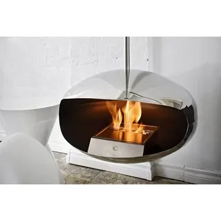 Edelstahl Bioethanol Kamin Cocoon Aeris Steel Marinequalität, Höhenverstb