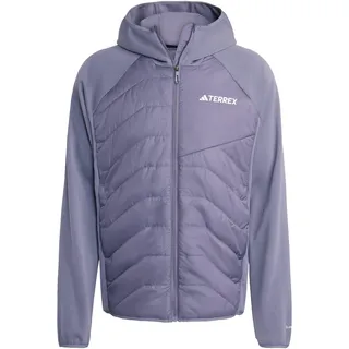 adidas Herren Terrex Multi CLIMAWARM Insulated Hybrid Hooded Jacket, Preloved Violet, M