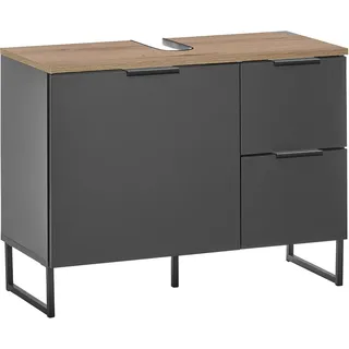 BASIC by Balculina »Denver Waschbeckenunterschrank, Badezimmerschrank BxHxT 80x60x35« 1 Stk. tlg. Breite 80 cm, Tür L/R montierbar, Softclose,