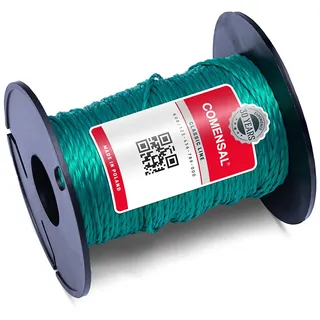 COMENSAL® Maurerschnürschnur Polyethylene 50m - Ziegelschnur - Dicke 1mm - Auf Spule - Reißfest & Zuverlässig - Knotenfest - Made in EU