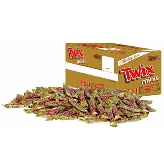 Twix Minis, 1 Packung mit 150 Riegeln (1 x 3 kg)