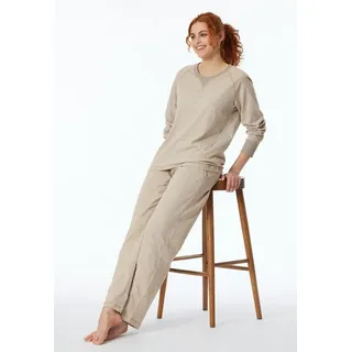 SCHIESSER Schlafanzug Casual Nightwear in Natur | Gr.: 46