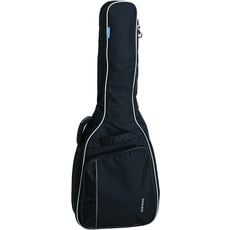 Bild von Gitarren Gig Bag Economy 12mm für Westerngitarre, schwarz (reißfest und wassergeschützt, 12mm Polsterung, Luxus Rucksackgurte, großes Zubehörfach) 212200