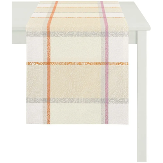 Tischdecke APELT "6106 SPRINGTIME, Paisley, Frühjahrsdeko, Frühling" Gr. 3, bunt (beige, bunt), B:85cm L:85cm, Polyester, Tischdecken, Tischdecke