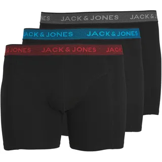 JACK & JONES Trunk 3 Einheiten Asphalt / Fiery Red / Schwarz 5XL