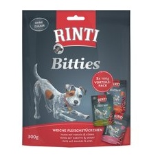 3 x 100 g Bitties Mixt 3 sortimente RINTI Snackuri pentru câini