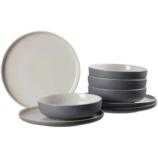 Ritzenhoff & Breker Jasper Tafelservice 8-tlg. grau unifarben