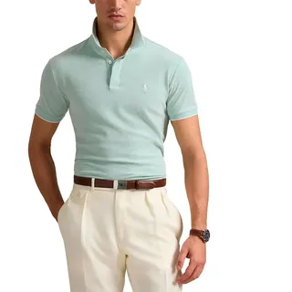 Polo Ralph Lauren 710963494 Kurzarm-poloshirt - Celadon / White - XL