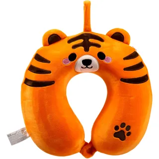 Puckator Reisekissen aus Memory-Schaum Relaxeazzz – Alfie der Tiger