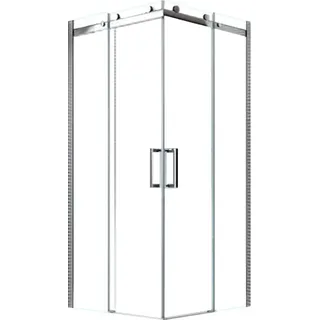 Glaszentrum Hagen Artemis Komplettdusche mit Schiebetür 90 x 195 cm Transparent