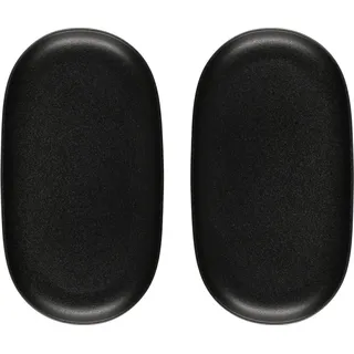 Ovale Teller mit hohem Rand, 32,5 cm, ROBUSTE - Schwarz