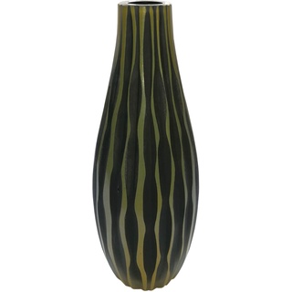 Jozefina Art Factory, handgefertigte, mundgeblasene künstlerische Glasvase, wie Murano-Stil, Cane Vase AX58, 30 cm