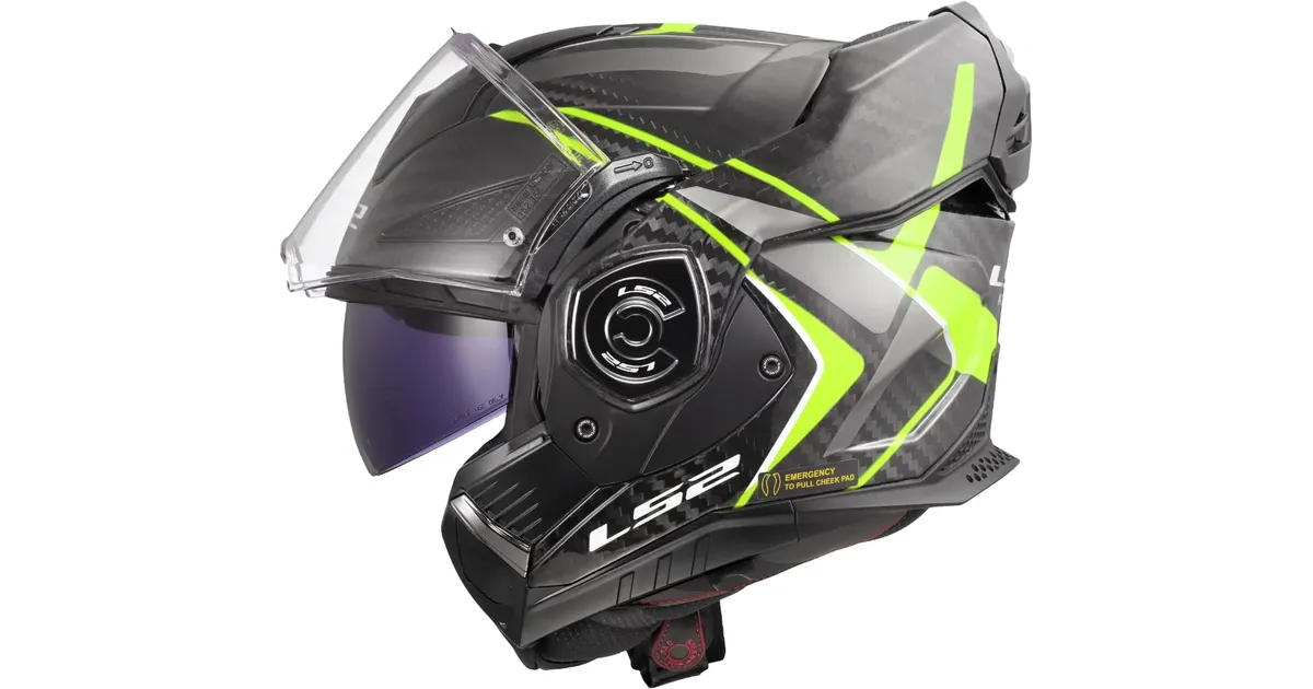 LS2 FF901 Advant X Carbon Future II Gloss Yellow M | juuhu.at