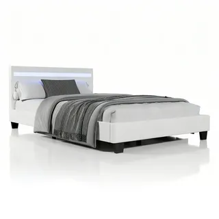 Polsterbett Paris - Weiß