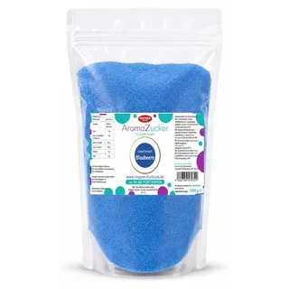 Aroma Zuckerwattezucker Blaubeere Geschmack AZO frei 1 kg Beutel