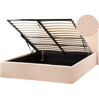 Beliani Polsterbett 120 x 200 cm Beige