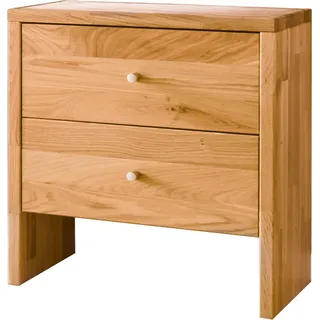 Kommode Flur Buche Massivholz, 2 Schubladen CUENCA-137 - Braun