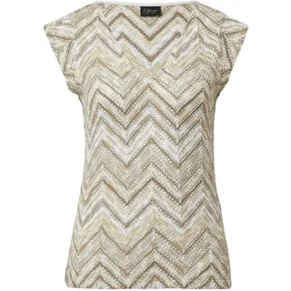 S.Oliver Black Label Damen 2165814 T-Shirt, Braun, 40 EU