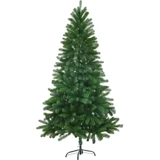 vidaXL Künstlicher Weihnachtsbaum Naturgetreue Nadeln Grün 150 cm