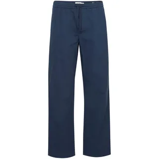 Chinohose SOLID "Chinohose SDAlann", Herren, Gr. L, N-Gr, blau (insignia blau), Obermaterial: 98% Baumwolle CO. 2% Elasthan EL., Hosen Chinohose