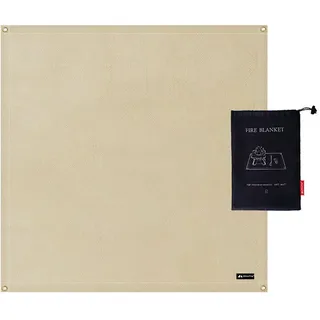 Feuerfeste Grillschutzmatte Hitzebeständige Unterlage für Outdoor Grill Picknick Feuerstelle Feuerhemmende Decke für Garten Sicher einfach zu reinigen