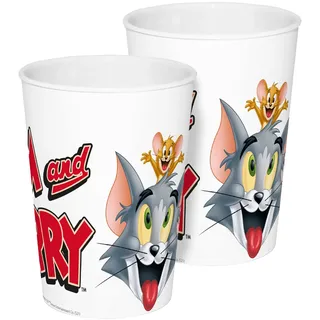 Gedalabels Trinkbecher 0,33 l Rot 2 St.