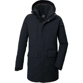 KILLTEC Herren Funktionsparka/Parka mit abzippbarer Kapuze KOW 80 MN PRK, schwarz, L