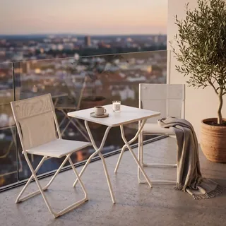 Lafuma Balcony Balkonmöbel-Set 3tlg. Batyline/Stahl Klappbar