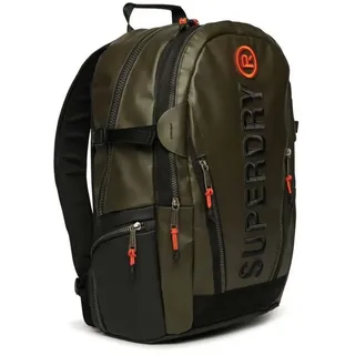 Superdry Tarp Embroidered Rucksack - Surplus Goods Olive Green - One Size