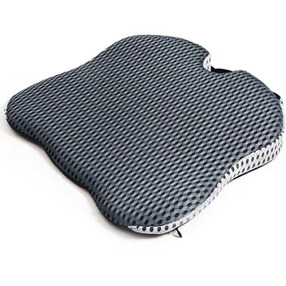 Omtofo Autositzkissen, KeilkissenAuto, Sitzkissen Auto Sitzkeilkissen für Auto Fahrersitz Sitzkissen für Auto, Bürostuhl, Bett, Rollstuhl, Memory Foam Autositzauflage (Grau)