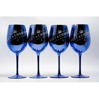 Moet Chandon Champagnerglas in Blau