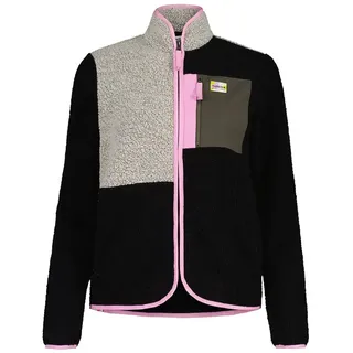 maloja Vallettam Fleece Mit Durchgehendem Reißverschluss - Deep Black Multicolor - M