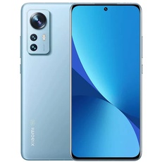 Xiaomi 12 5G Android Mobile Smartphone [8+256 GB] NFC, Dual-SIM, Snapdragon® 8 Gen 1, FHD+ 6,28" AMOLED DotDisplay, 4500 mAh Akku + 67 W Schnellladung + 50 W kabelloses Laden, Blau