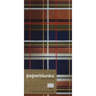 Kariert Verziert Chelsea - Notizbuch Schlank Liniert - Paperblanks