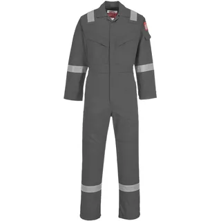 Portwest Flammhemmender, antistatischer Overall 350 g, Größe: XL, Farbe: Grau, FR50GRRXL