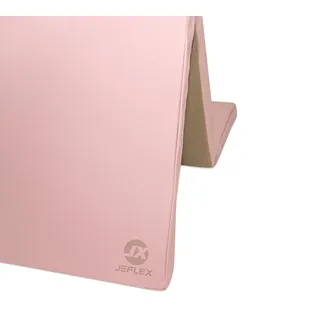 jeflex gmbh Jeflex Turnmatte 210 x 100 x 8 cm Weichbodenmatte pink/beige